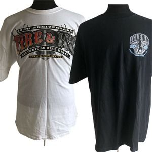 Branded T-Shirts Size XL White and Black